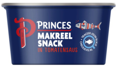 2 blikken Princes Makreel Snack in Tomatensaus 125g
