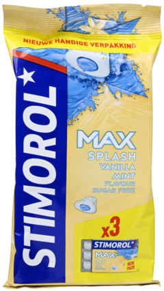 2 pakken Stimorol Max Vanilla Mint 3x19,8g
