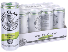 12 blikken White Claw Natural Lime 4,5% Vol. 330ml