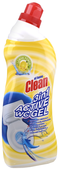 At Home Toilet Cleaner Sleeved Lemon 750ml