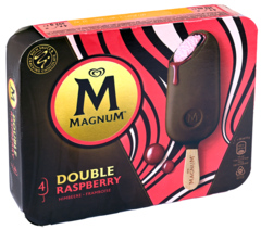 2 pakken Magnum Double Raspberry 4x88ml