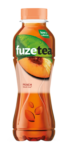 12 flessen Fuze Tea Black Tea Peach Hibiscus 400ml