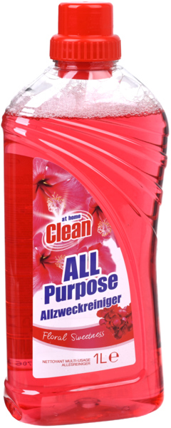 2 flessen At Home Clean Multi Purpose Cleaners Floral Sweetness 1L