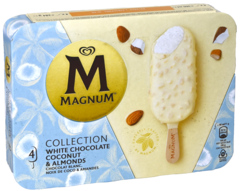 2 pakken Magnum White Chocolate 4x90ml