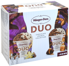 Häagen-Dazs Duo Chocolade Collect 4x95ml