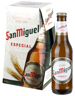 4-Pack San Miguel Especial Bier 330ml