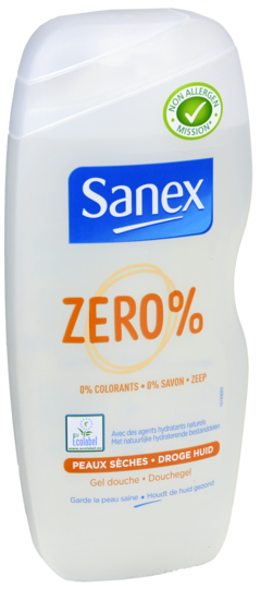 Sanex Douchegel Zero% Dry Skin 250ml