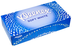 2 pakken Kleenex Tissues Soft White 70st