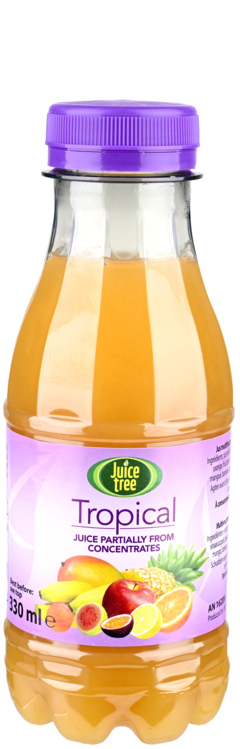 12-Pack Juice Tree Tropical 330ml