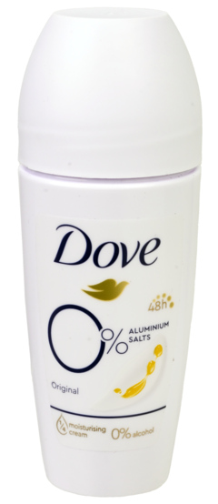 2 rollers Dove Deo Roll-On Original 0% 50ml