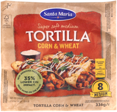 Santa Maria Tortilla Wraps Corn&Wheat 8st