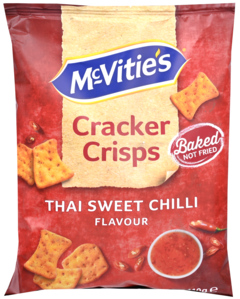 2 zakken McVitie's Cracker Crisps Thai Sweet Chili 110g