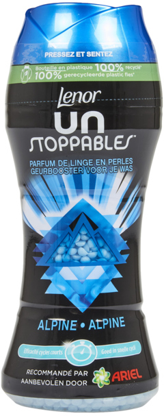 2 potten Lenor Pearls Unstoppables Alpine 16 washes 224g